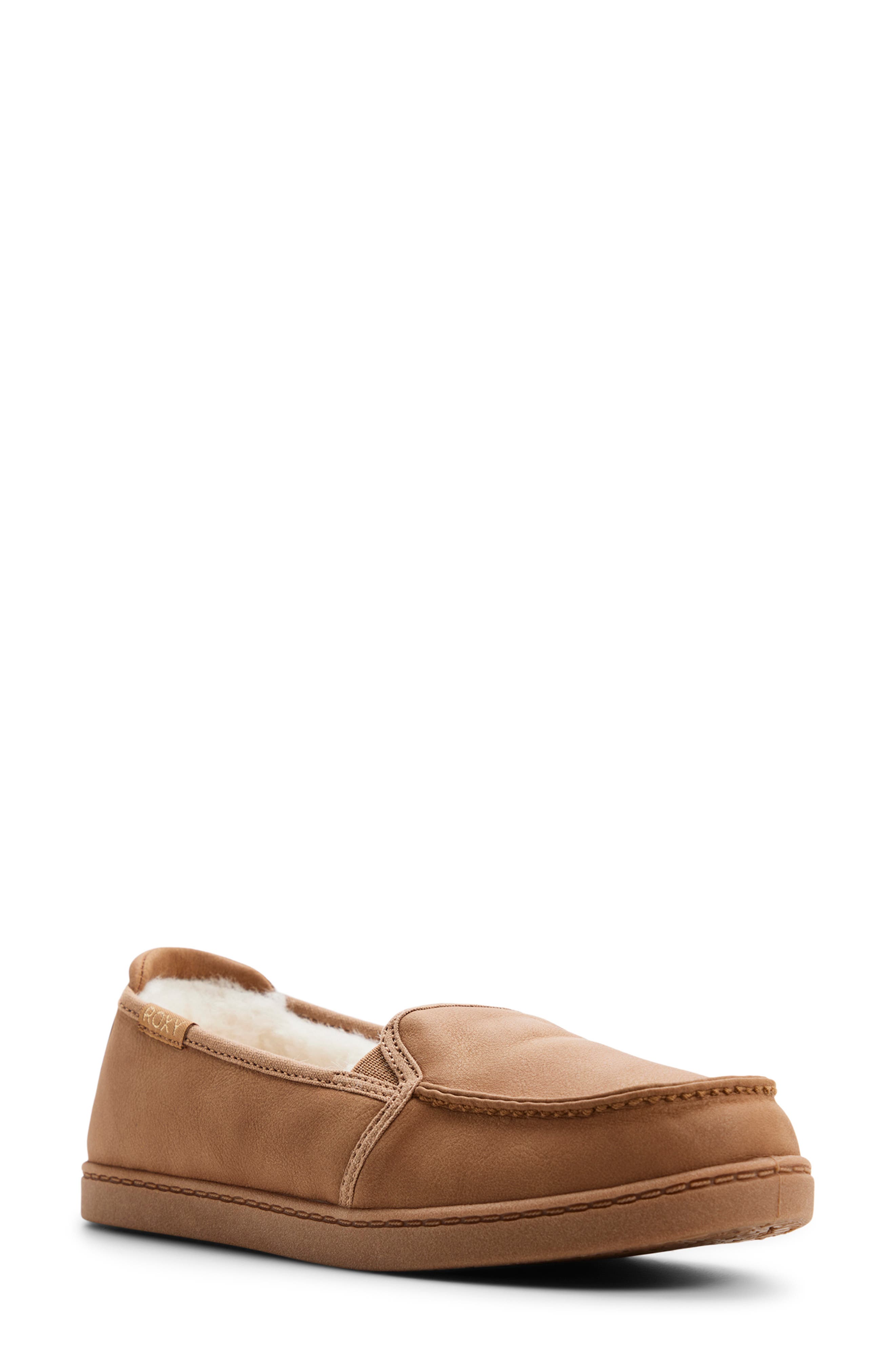 Minnow Faux Shearling Lined Mule, Main, color, TAN