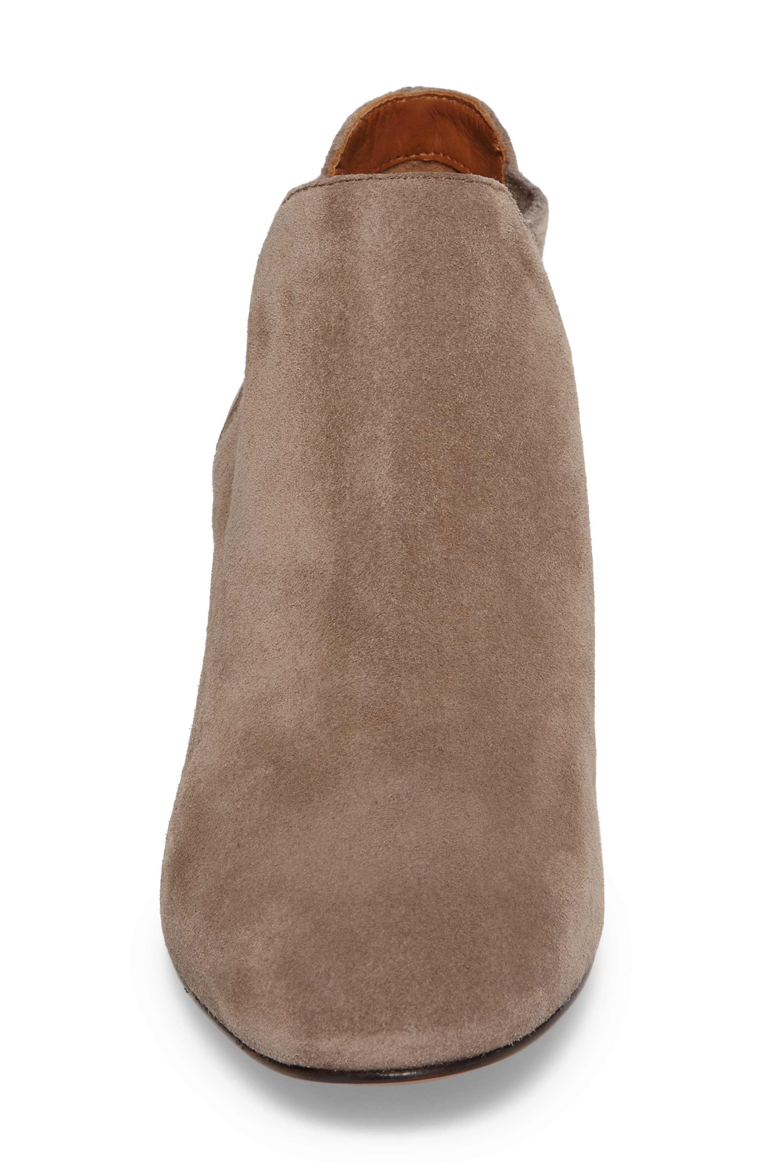 Fleurette Weatherproof Bootie, Alternate, color, MUSHROOM SUEDE