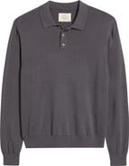 ALEX CRANE Feather Organic Cotton Polo Sweater