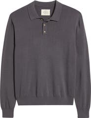 ALEX CRANE Feather Organic Cotton Polo Sweater