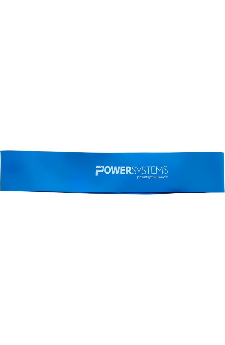 Power Systems 12" Versa Loop Resistance Band Durable Workout Bands, Main, color, Light Blue