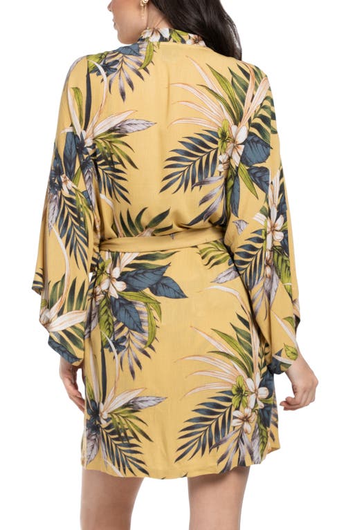 Midnight Bakery Floral Yoryu Wrap Robe