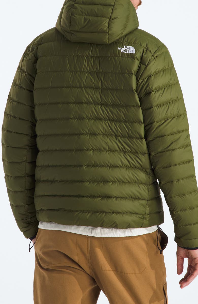 The North Face Classic 700 Fill Power Down Hooded Jacket, Alternate, color, Woodland Green