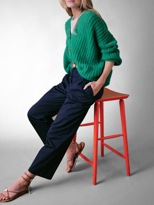 Cape Cove Sirena Alpaca Blend Italian Cardigan In Green