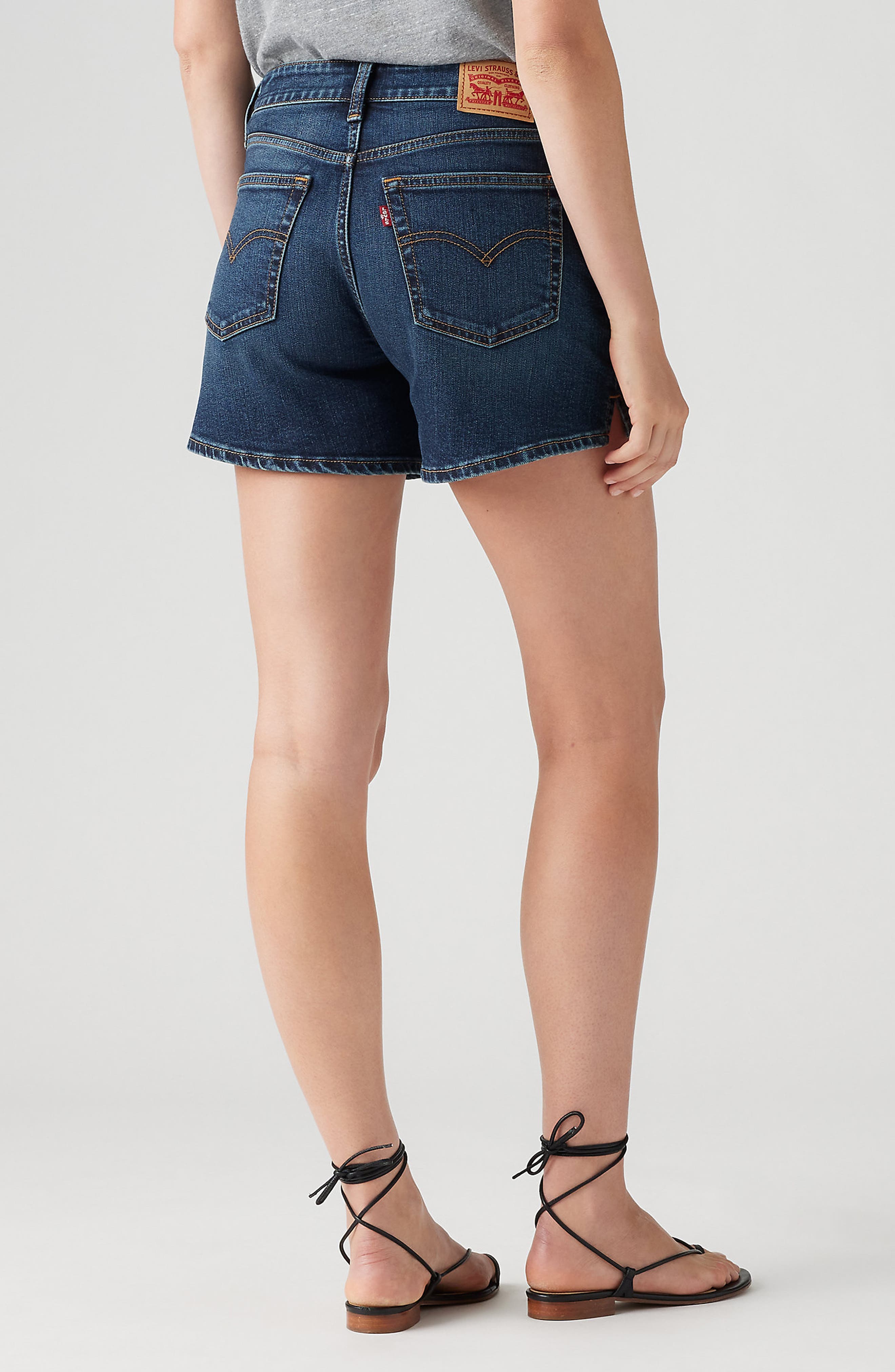 A-Line Denim Shorts - image 2