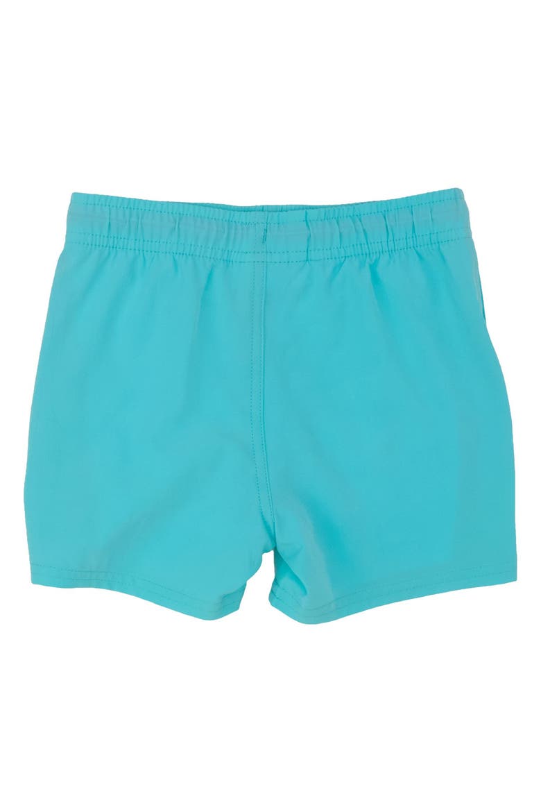 Color Changing Performance Hybrid Swim Trunks, Alternate, color, Bright Aqua Fish Squad