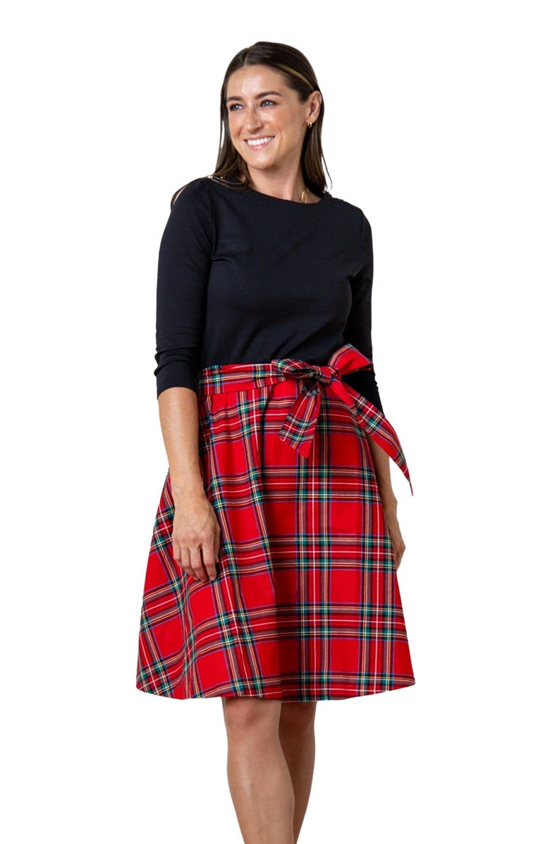 Hope & Henry Women's French Skater Dress, Main, color, 