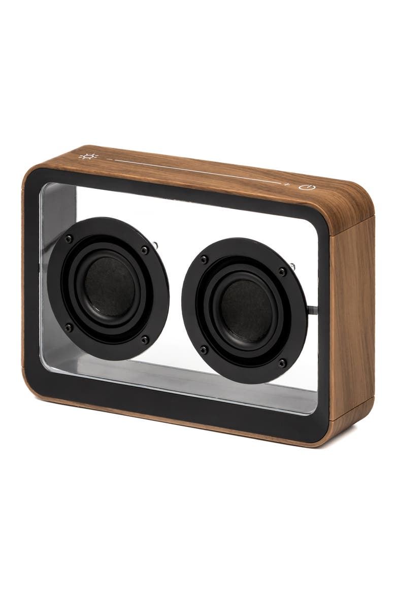Mage See-Through Bluetooth Speaker, Main, color, WALNUT