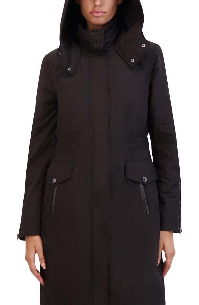 Kenneth Cole New York Water Resistant Hooded Jacket, Alternate, color, 