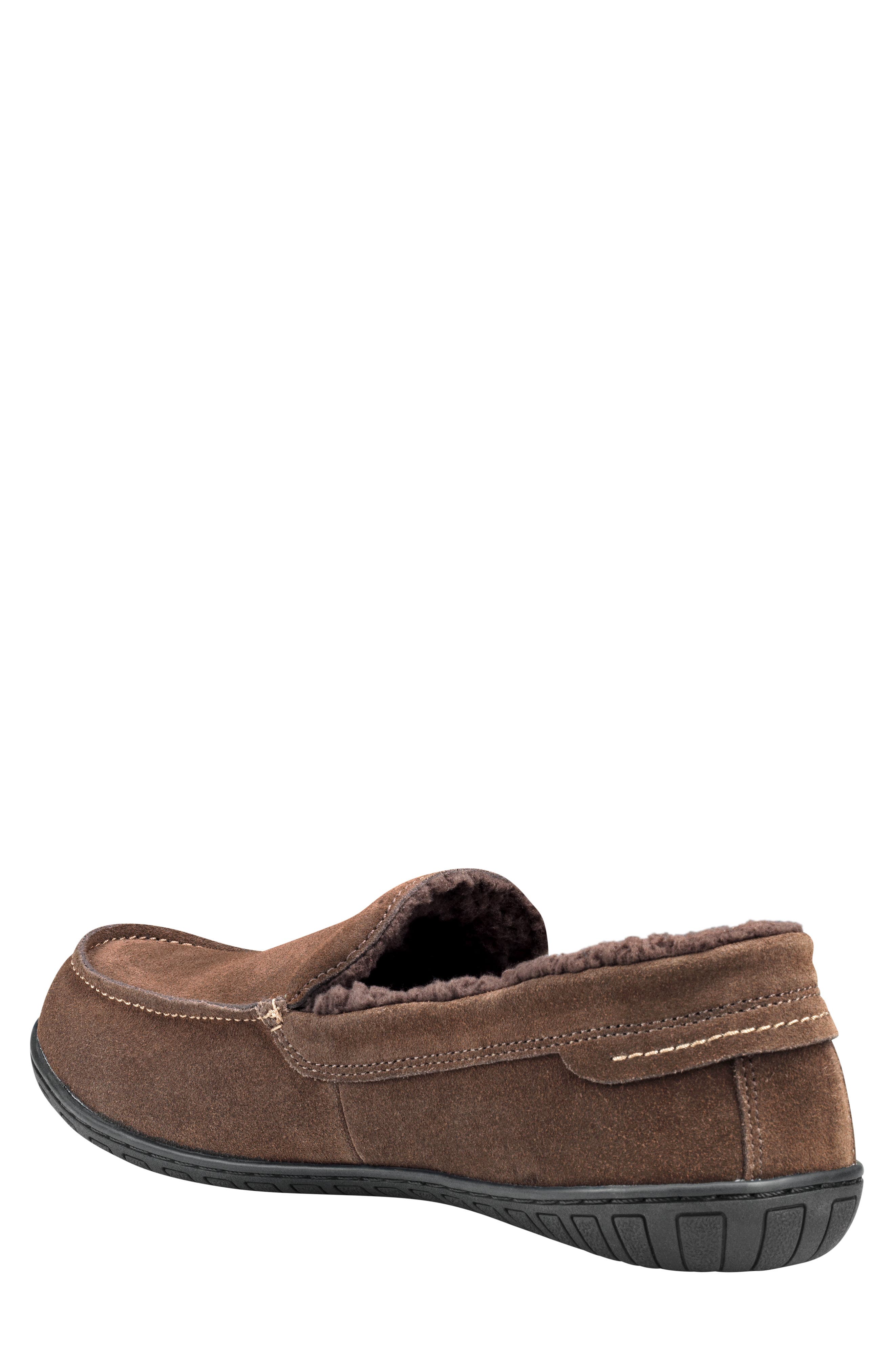 Torrez Slipper, Alternate, color, DARK BROWN SUEDE