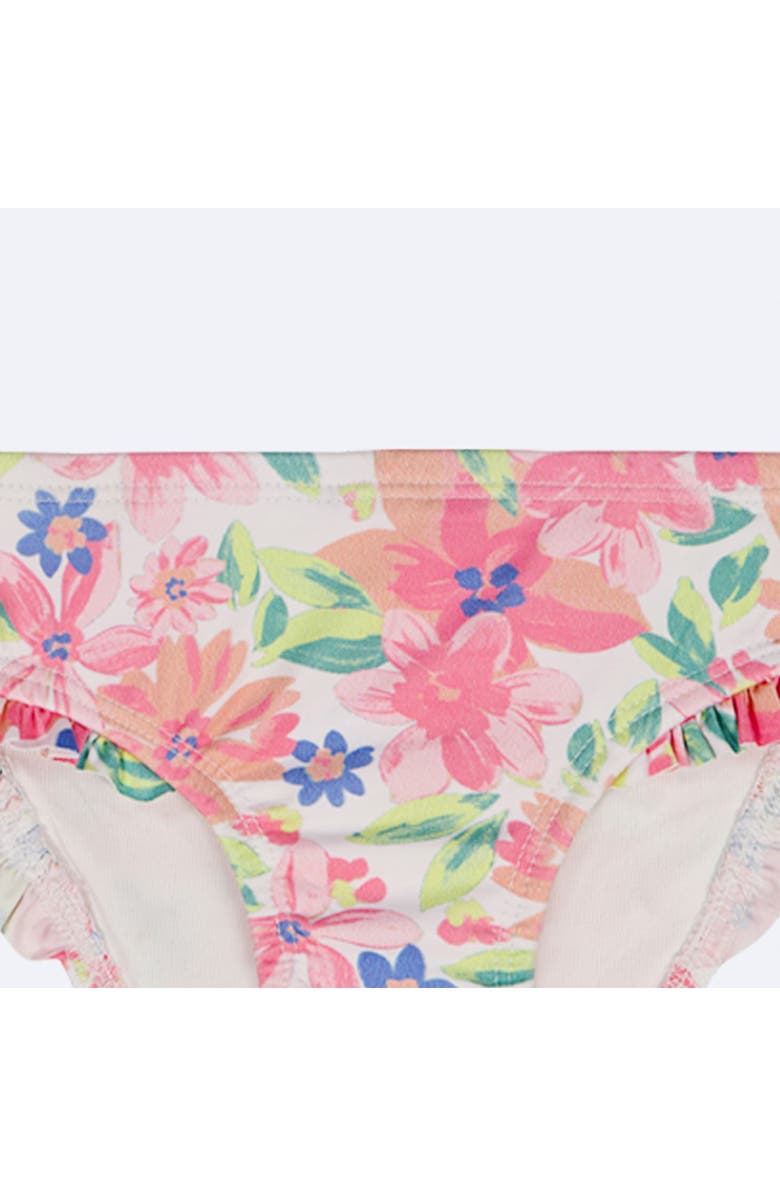 Roxy Kids' Floral Long Sleeve Rashguard Top & Bikini Bottoms Set, Alternate, color, 