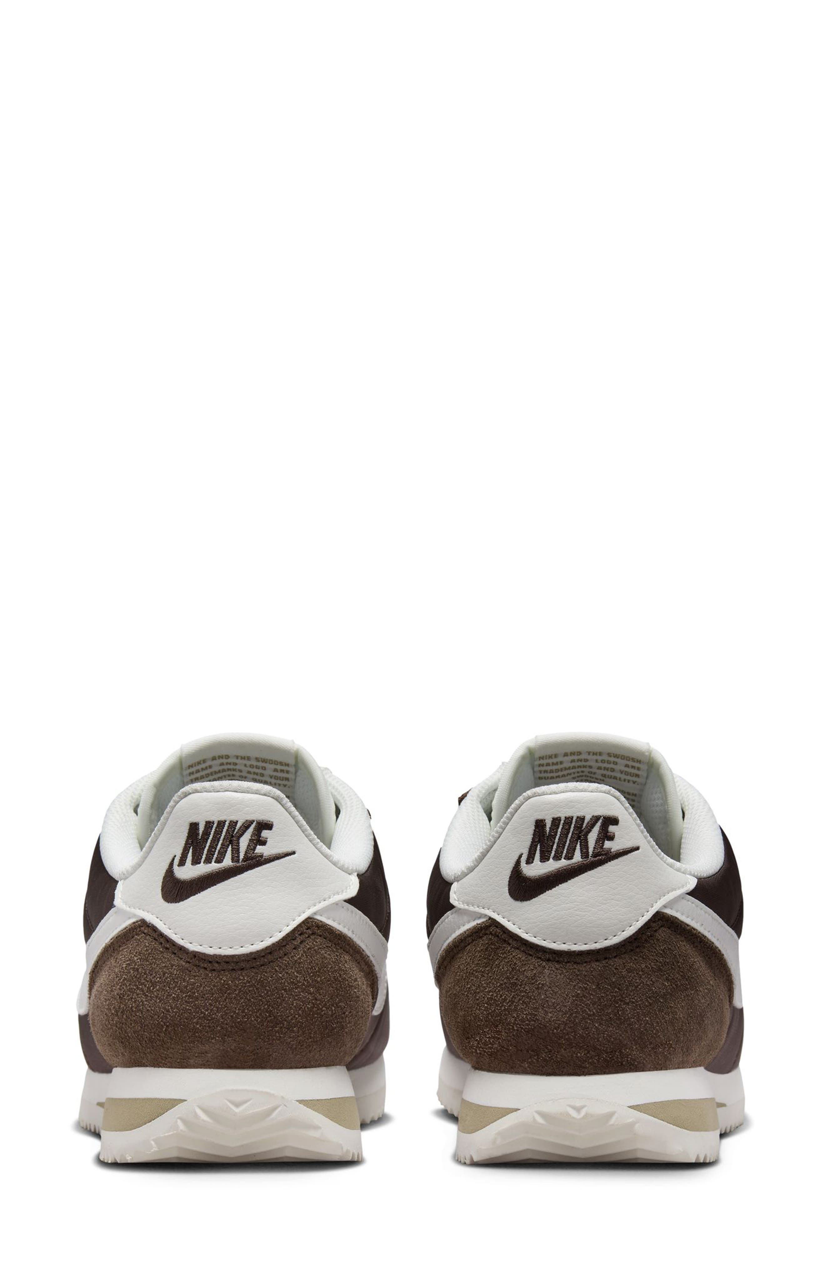 Nike Cortez Sneaker, Alternate, color, Baroque Brown/ Sail/ Khaki