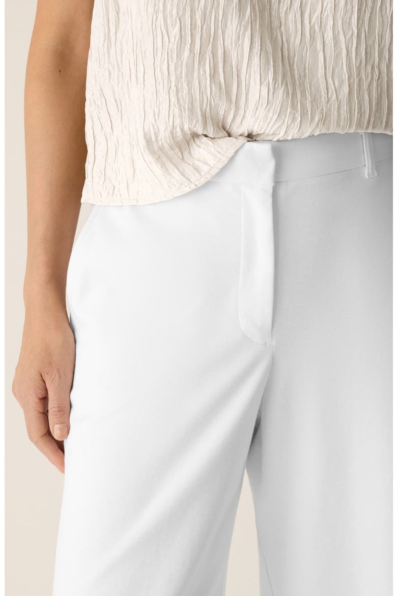 High Waist Ankle Wide Leg Pants, Alternate, color, WHITE