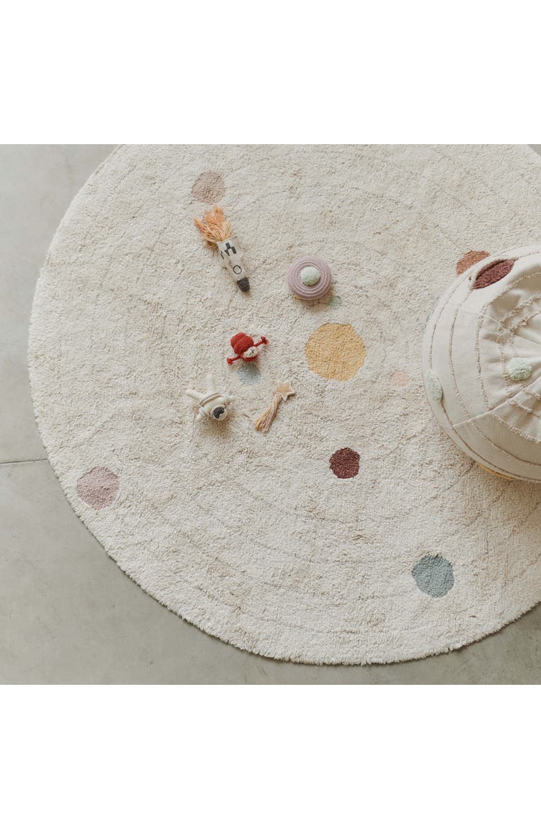 Lorena Canals Washable Play Rug Solar System, Alternate, color, Multicolor