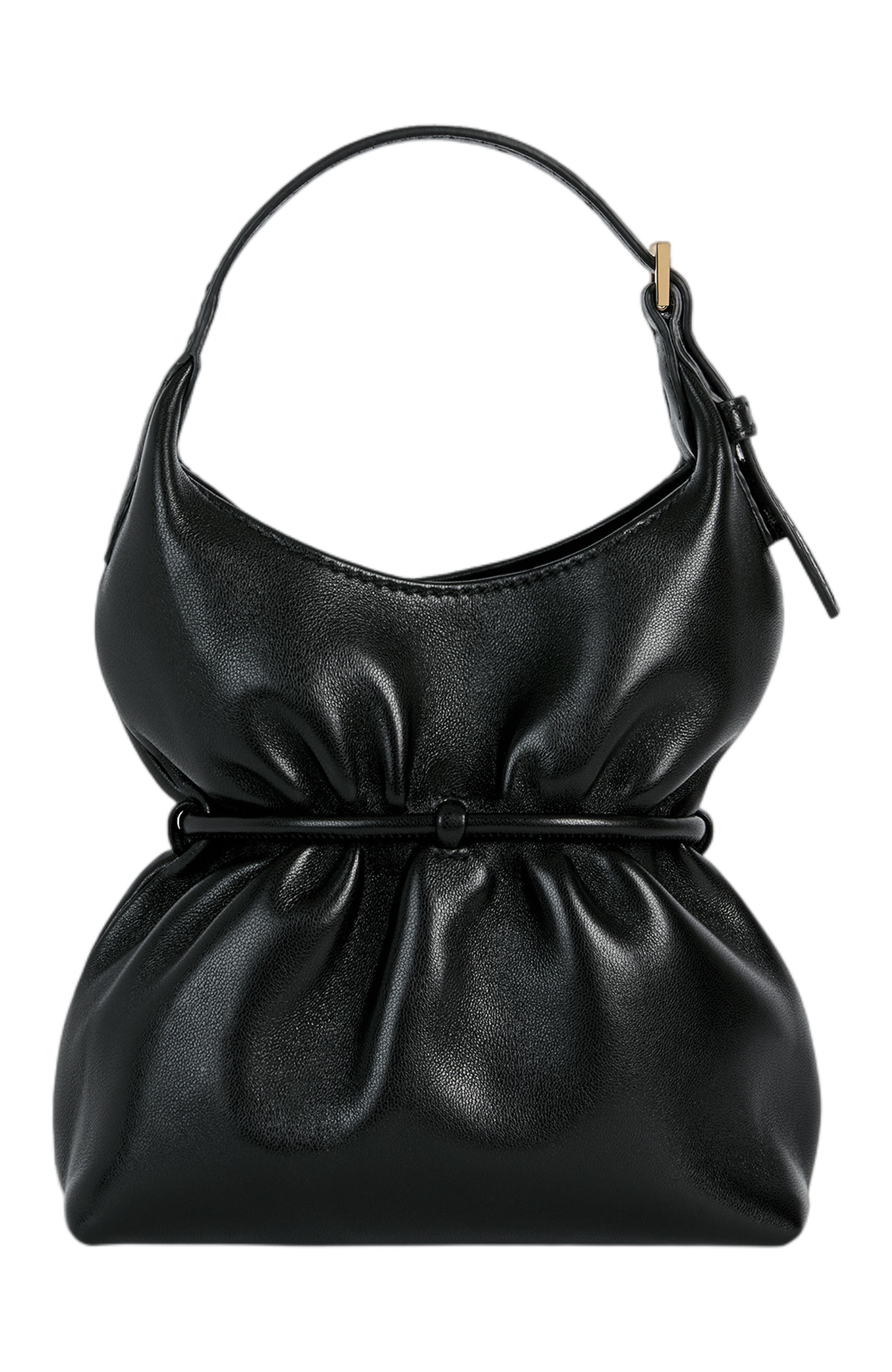 Sphynx Mini Bag in Smooth Leather, Alternate, color, black