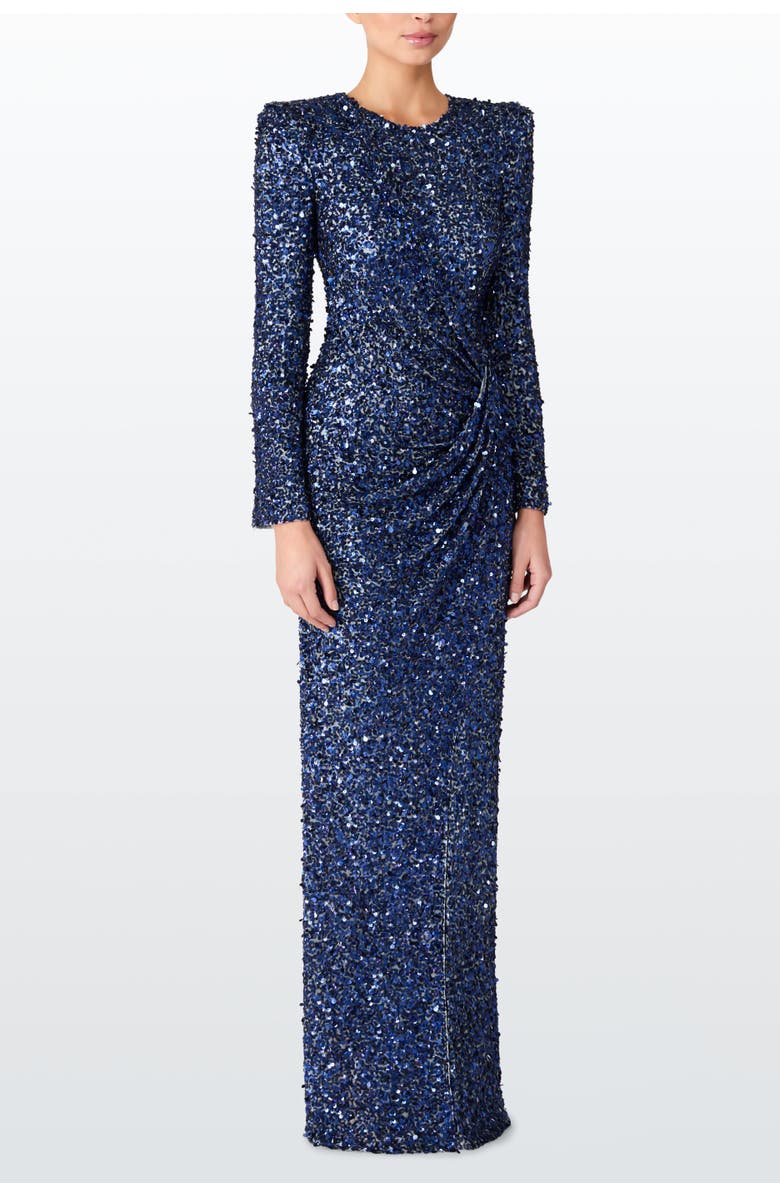 Jenny Packham Marie Maxi Dress, Alternate, color, Delta Blue