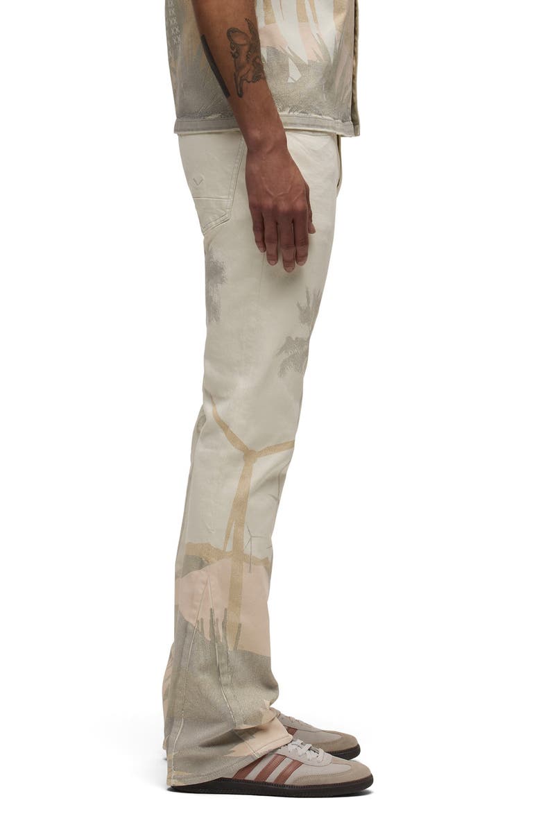 Hudson Jeans Walker Kick Flare Jeans, Alternate, color, Natural Desert