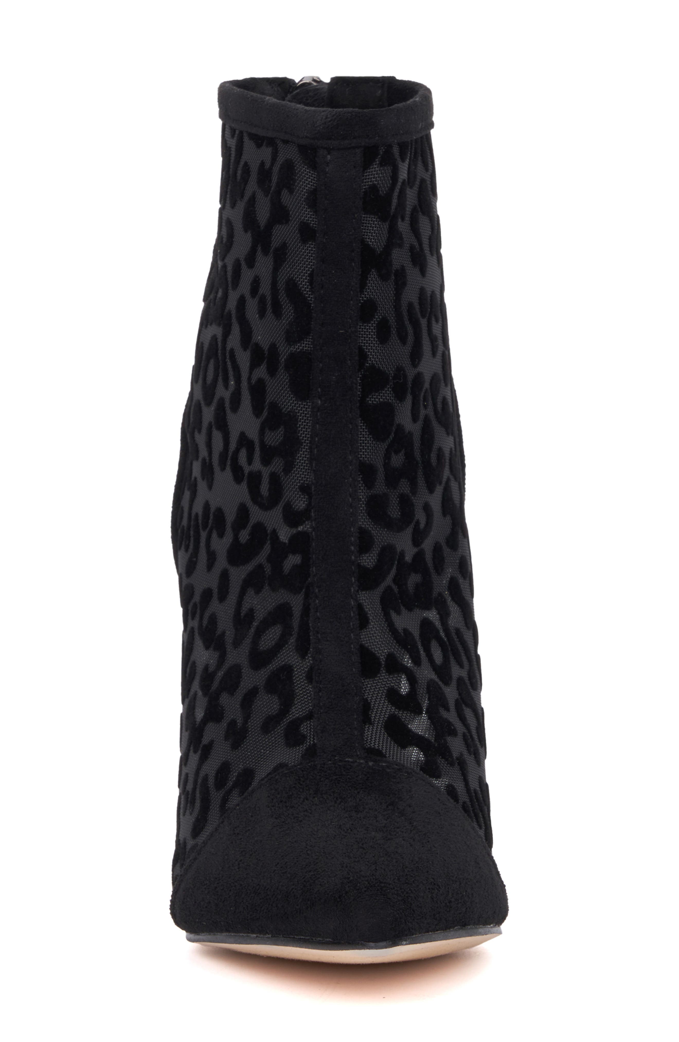 NEW YORK AND COMPANY Charlie Velvet Burnout Bootie, Alternate, color, 