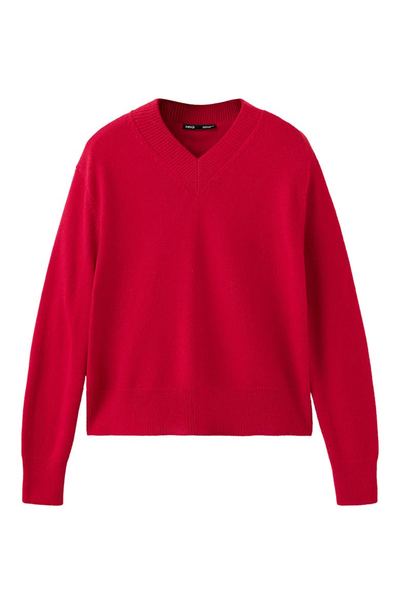 Limoni V-Neck Sweater, Alternate, color, RED