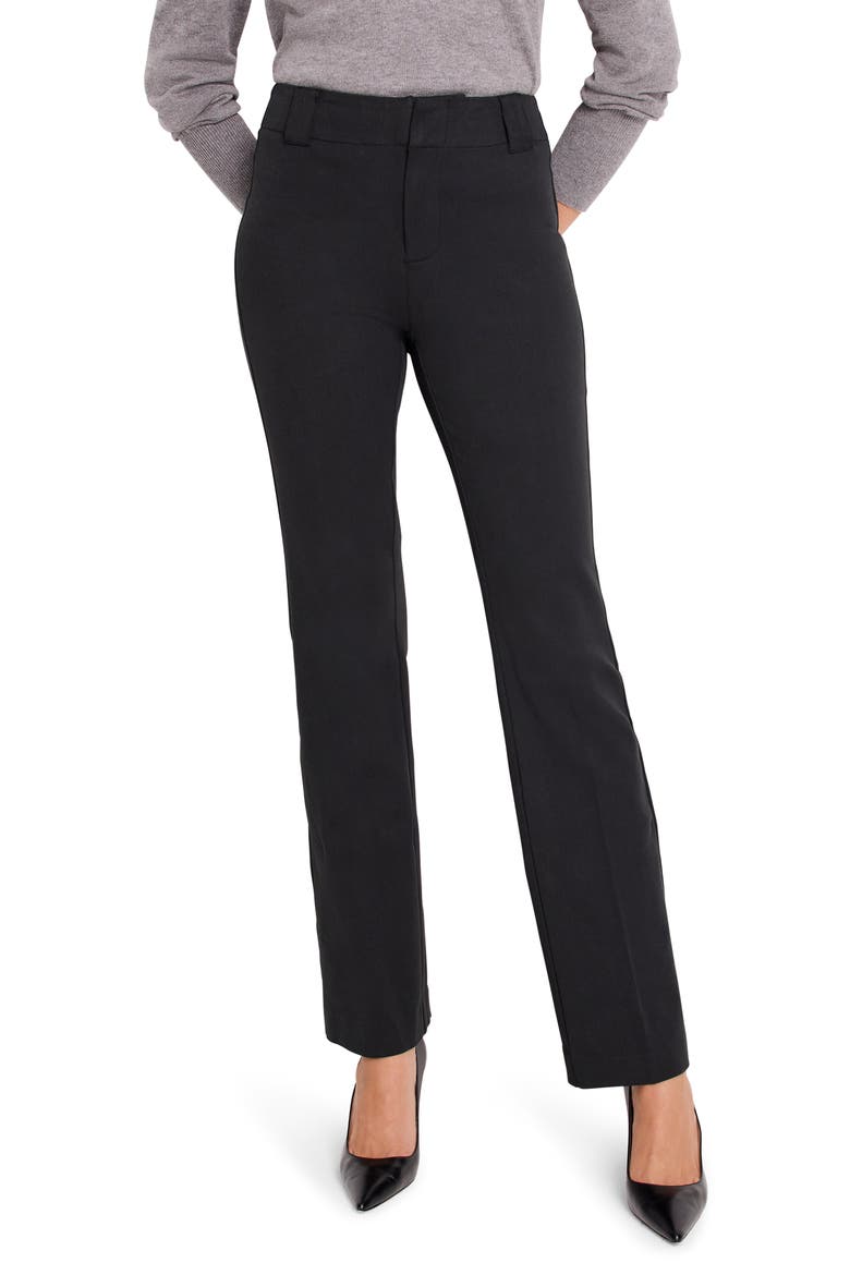 Plaza Demi Bootcut Ankle Pants, Main, color, BLACK ONYX