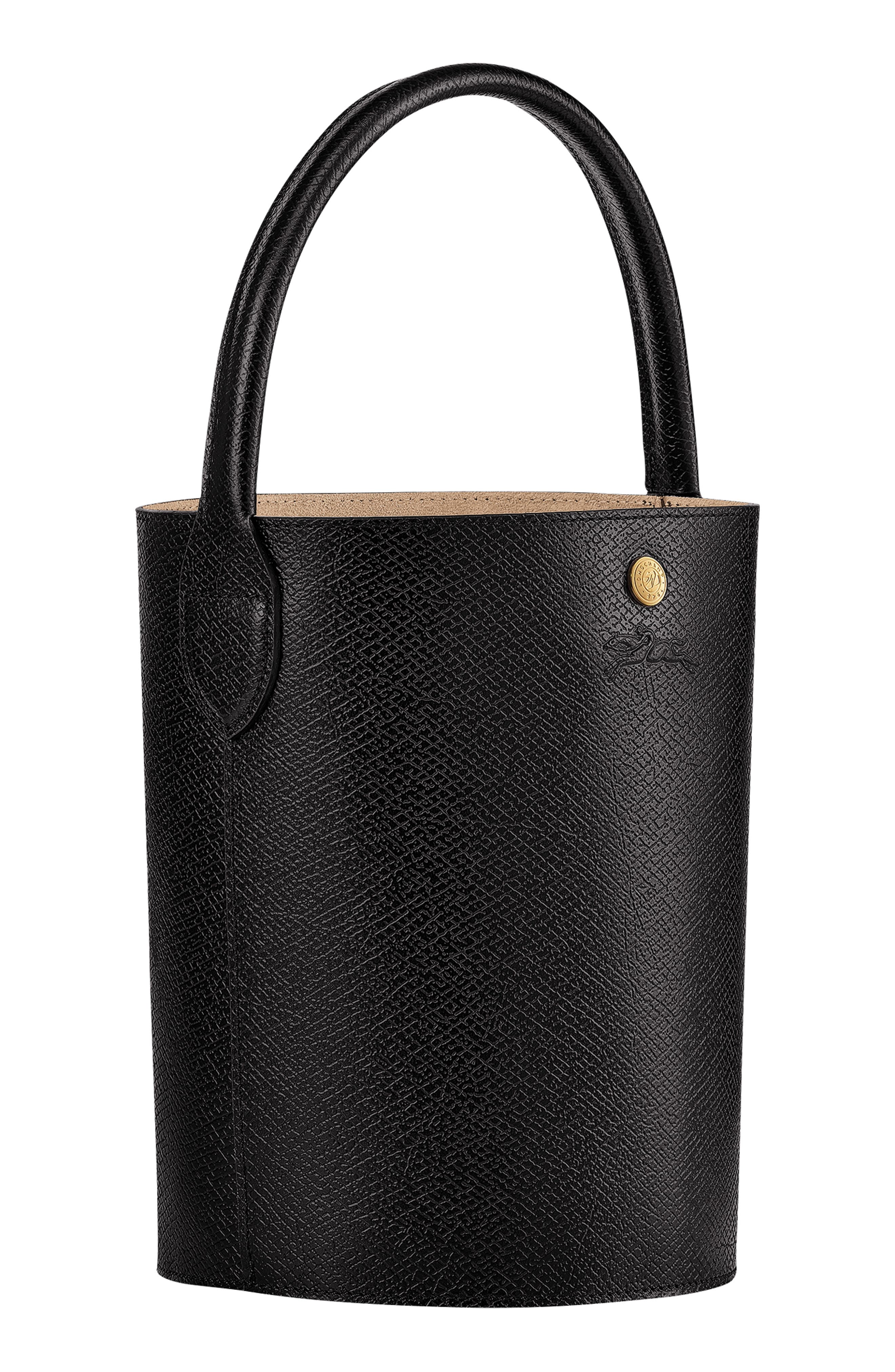 Longchamp Épure Leather Bucket Bag, Alternate, color, 