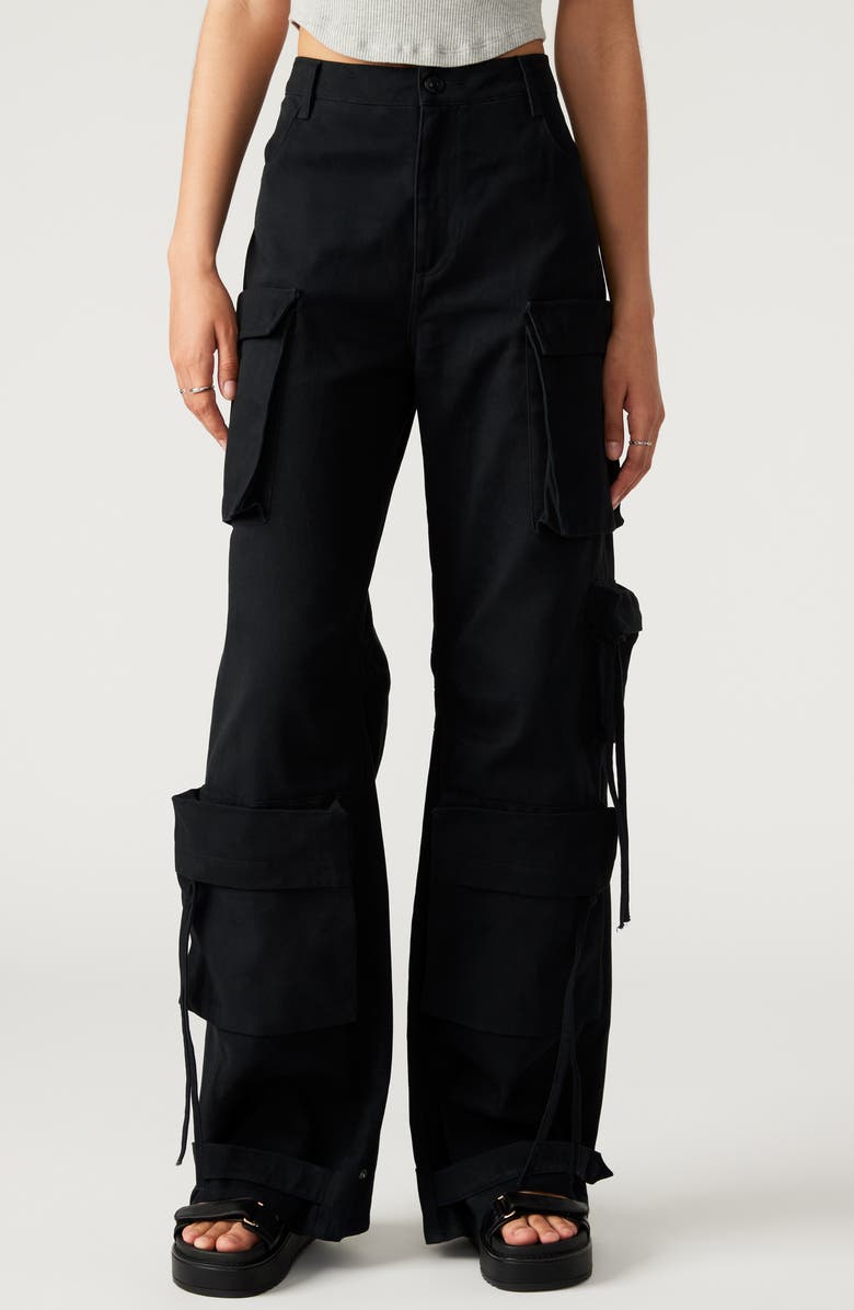 Steve Madden Duo Wide Leg Cargo Pants, Main, color, 