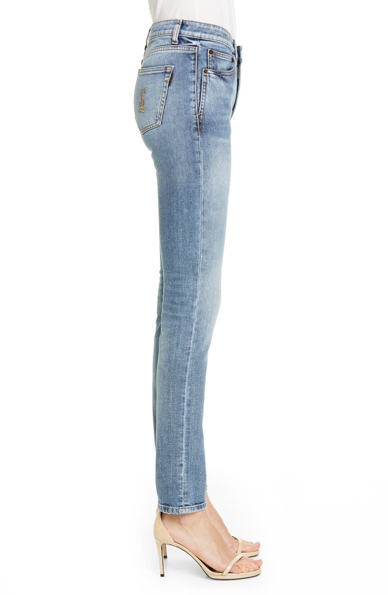 Saint Laurent Skinny Jeans, Alternate, color,