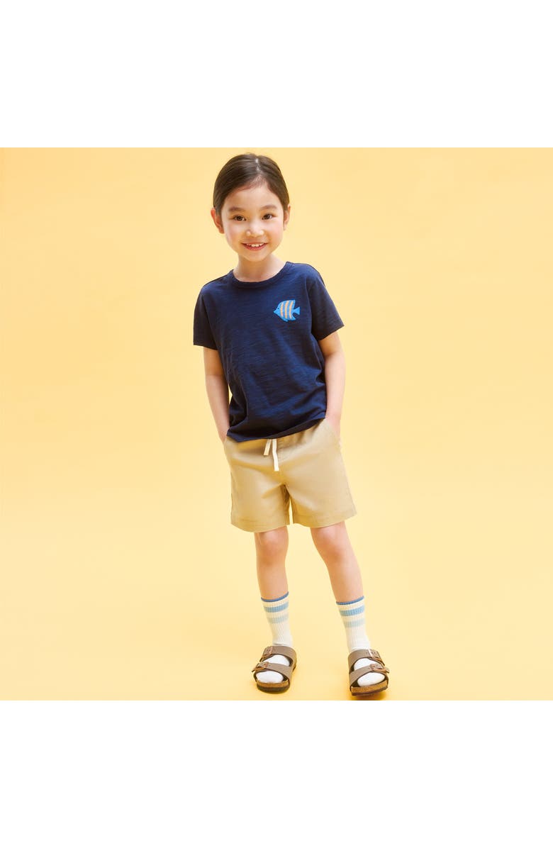 Primary Kids Under The Sea Tee, Alternate, color, Navy