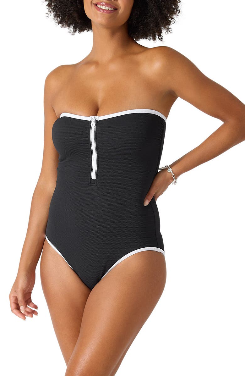 Tommy Bahama Island Cays Cabana Strapless One-Piece Swimsuit, Main, color, 