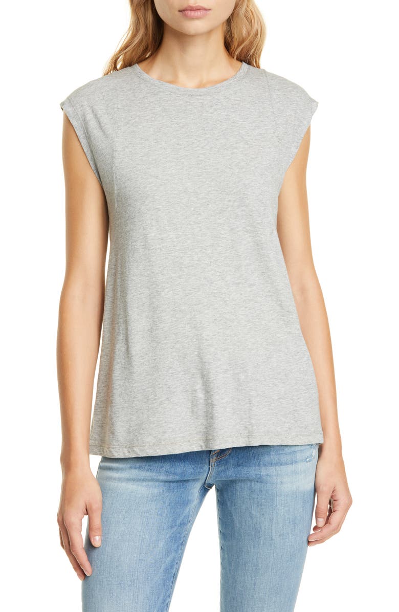 FRAME Le High Rise Muscle Tee, Main, color,