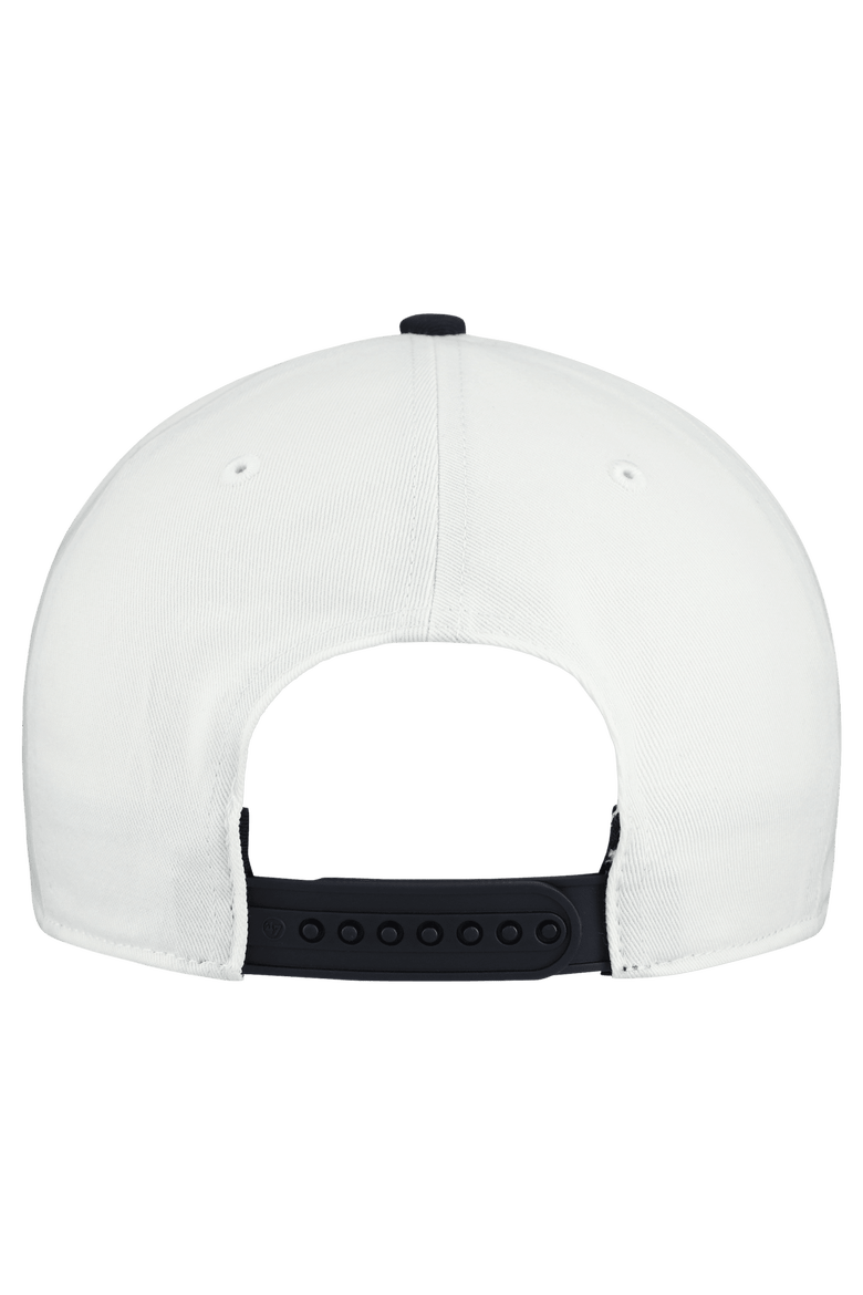Men's '47 White Denny Hamlin Flag Fill Two-Tone Team Adjustable Hitch Hat, Alternate, color, White