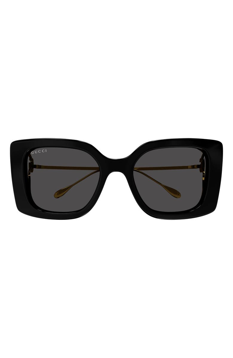 Gucci 54mm Square Sunglasses, Main, color,