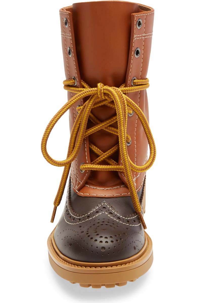 Chloé Franne Lace-Up Boot, Alternate, color,