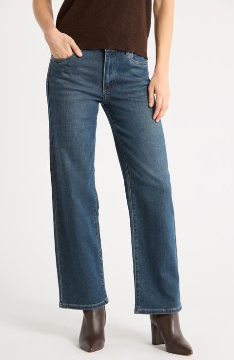 Lucy High Rise Wide Leg Jeans