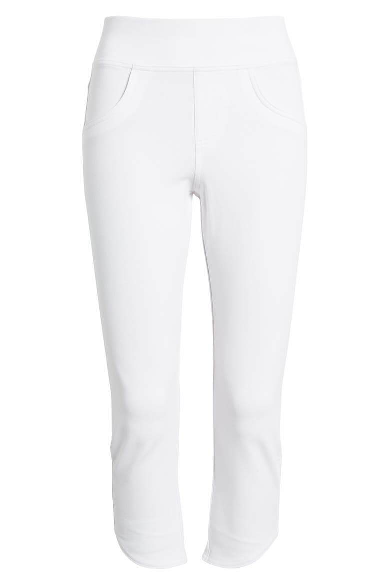 Game Changing Crop Leggings, Alternate, color, WHITE