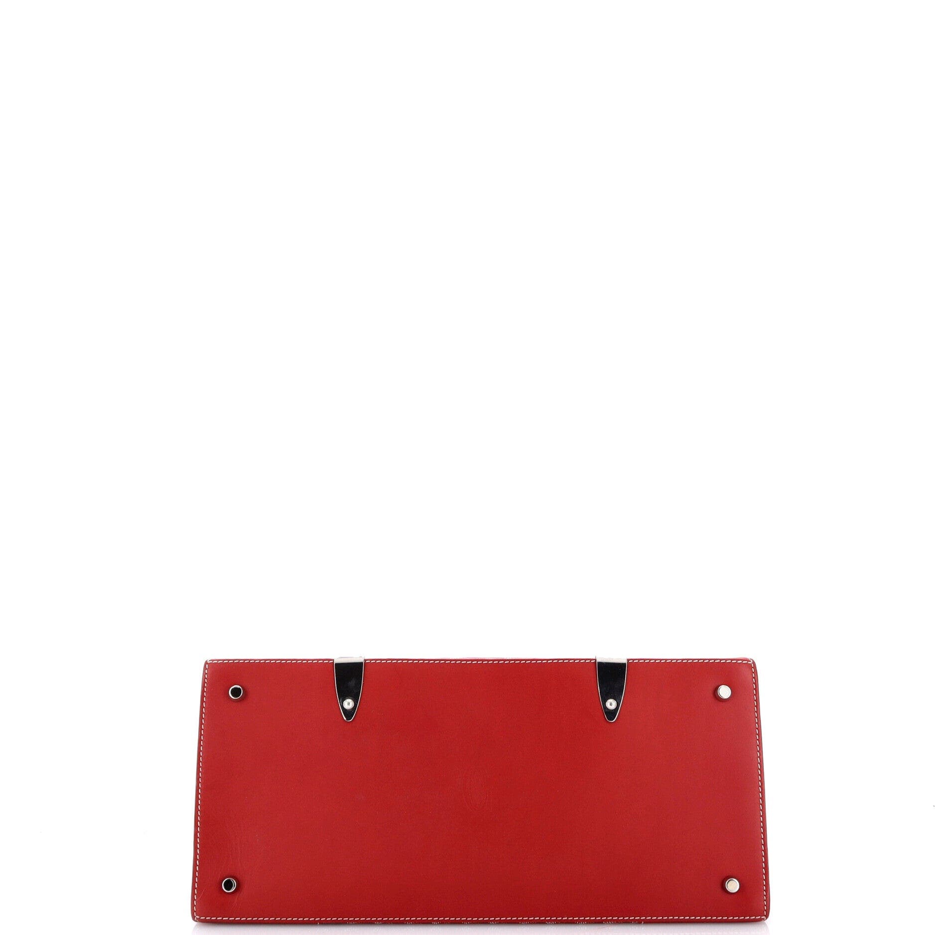 Saigon Top Handle Bag Coated Canvas with Leather MM, Alternate, color, Red