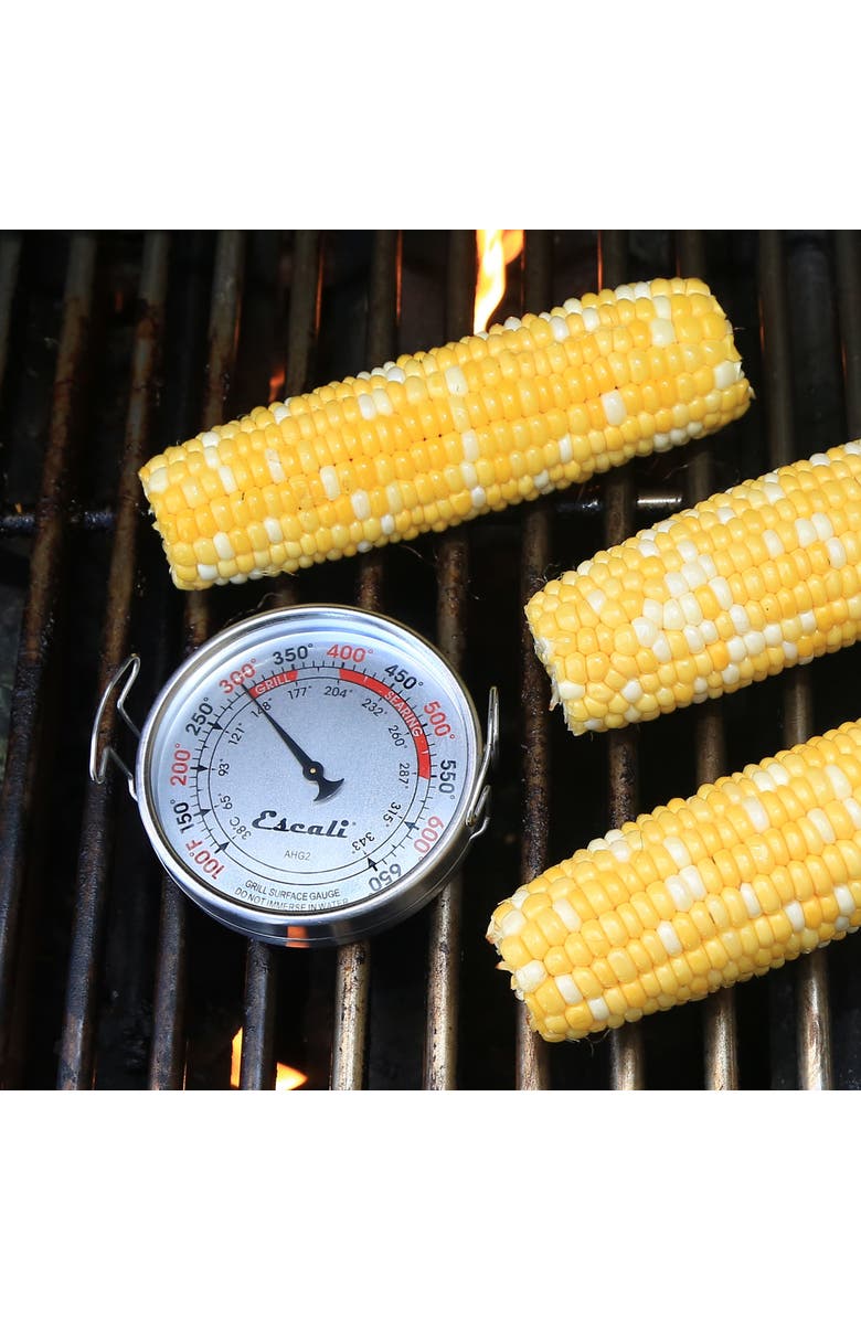 ESCALI Extra Large Grill Surface Thermometer, Alternate, color, Metallic Silver