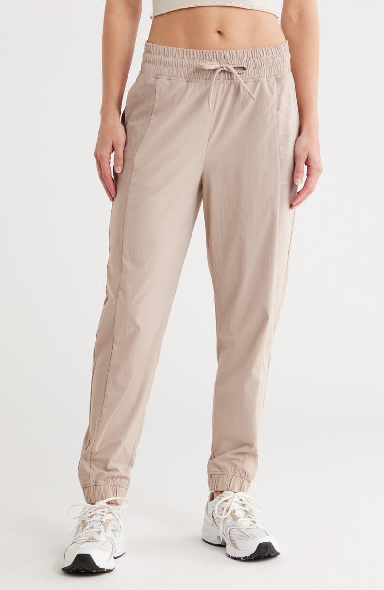 90 DEGREE BY REFLEX Trekki Easy Journey Joggers, Main, color, Oak Brown