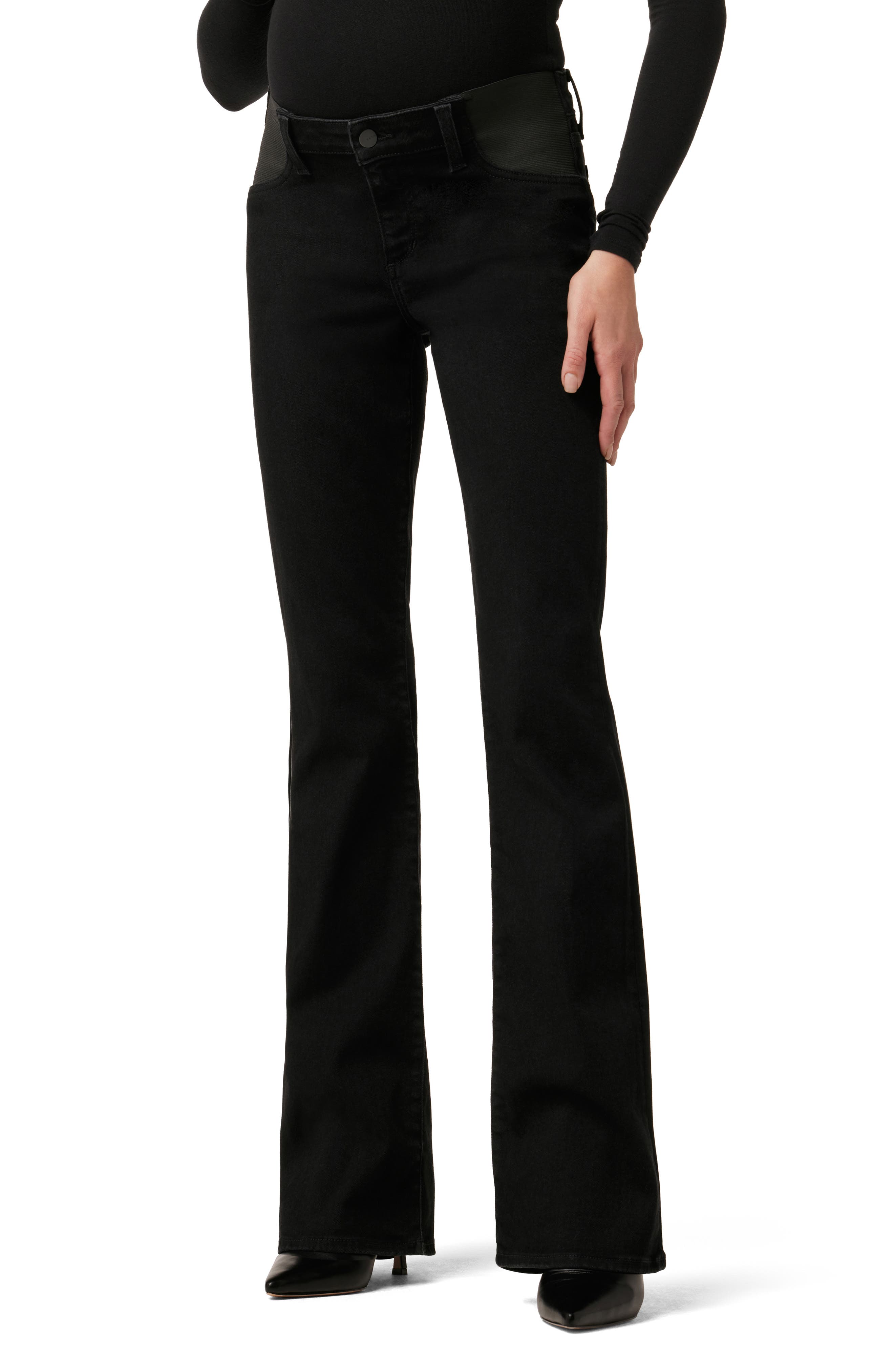 The Snapback Icon Bootcut Maternity Jeans