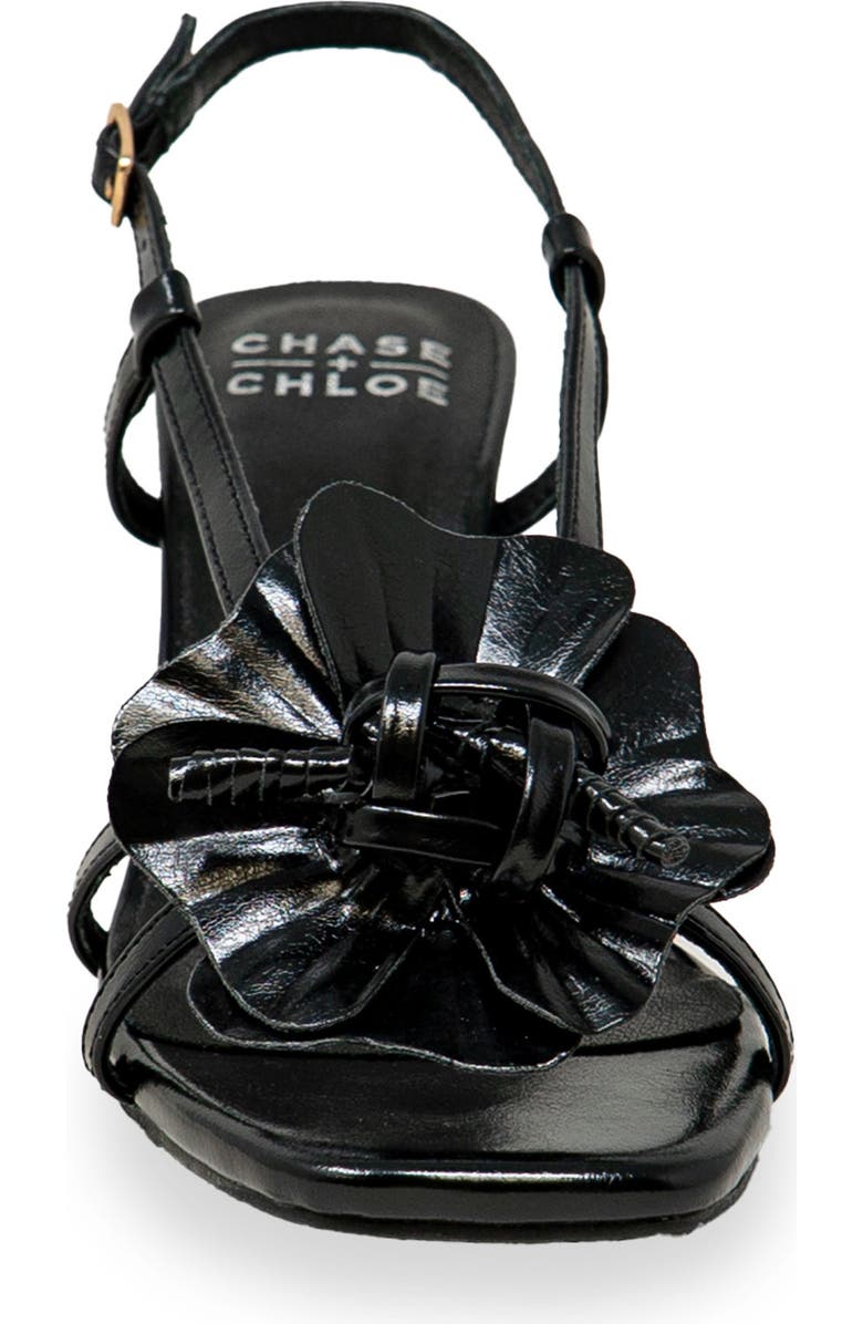 CHASE AND CHLOE Slingback Sandal, Alternate, color, Black