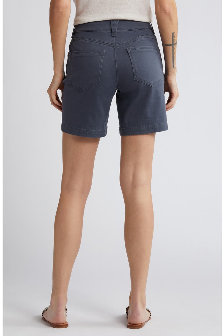 Mid Length Stretch Twill Shorts, Alternate, color, SHADOW