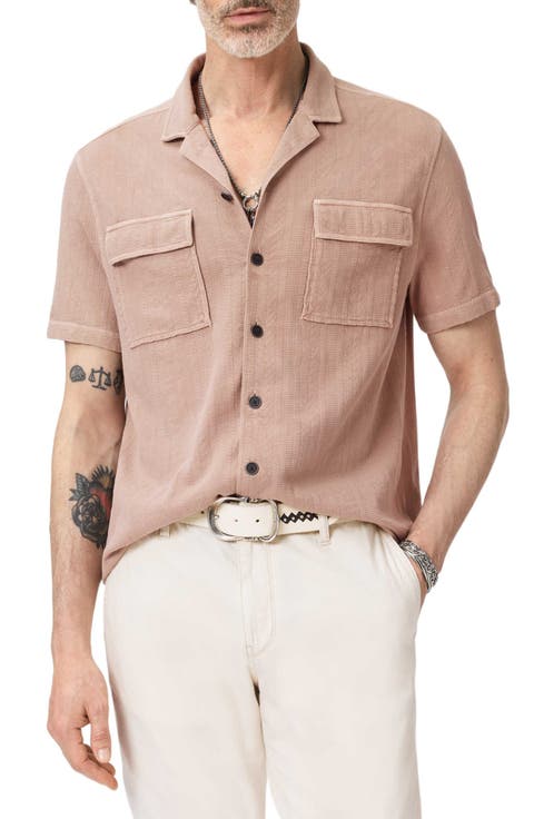 Amadora Organic Cotton Button-Up Camp Shirt