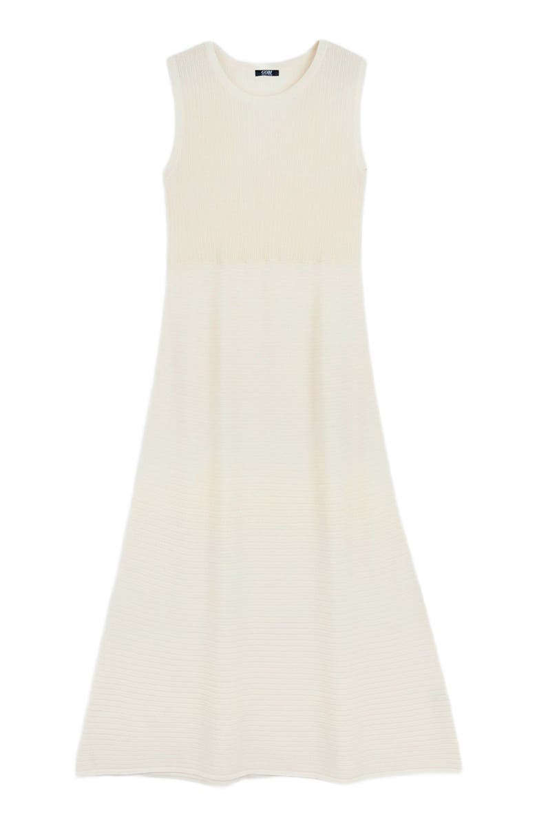 GOBI Mongolian Cashmere Lightweight Cashmere Silk Dress, Alternate, color, Marshmallow