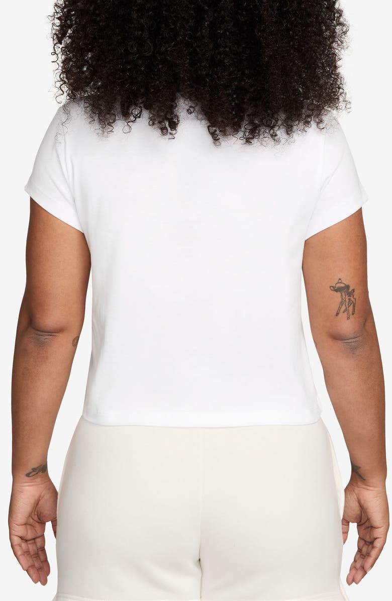 Nike Sportswear Club Cotton Graphic T-Shirt, Alternate, color, White/ Black