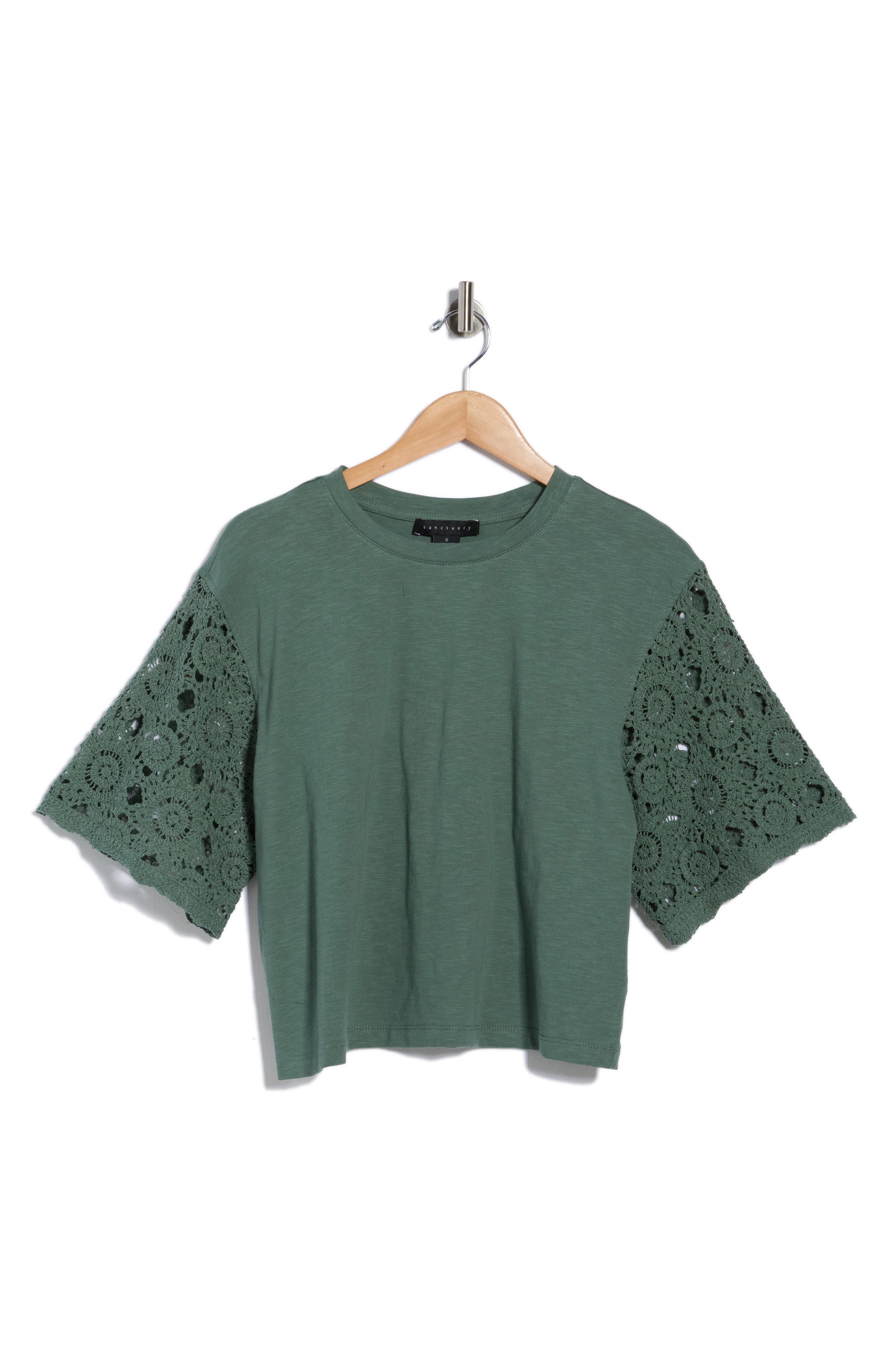 Sanctuary Eyelet Sleeve T-Shirt