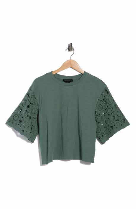Sanctuary Eyelet Sleeve T-Shirt