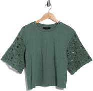 Sanctuary Eyelet Sleeve T-Shirt