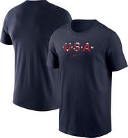 Nike Men's Nike Navy Team USA Snow Dri-FIT T-Shirt