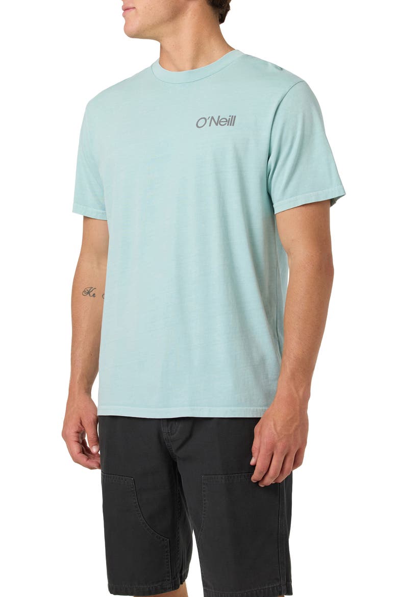 Cubed Logo Cotton Graphic T-Shirt, Alternate, color, AGATE GREEN
