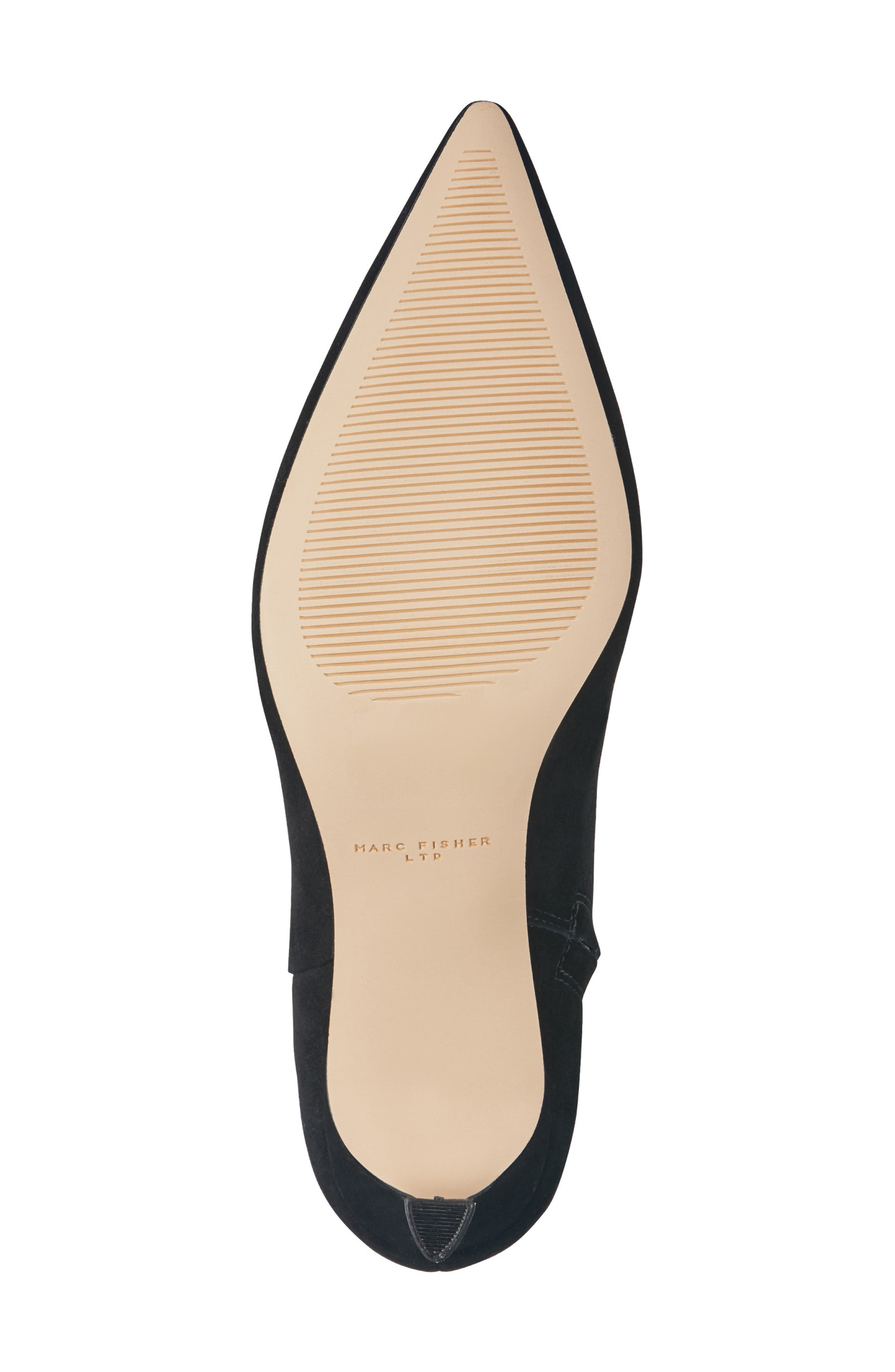 Sasha Pointed Toe Bootie, Alternate, color, BLACK